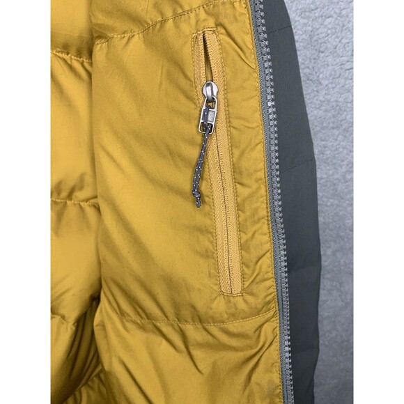 Patagonia Bivy Duck Down Jacket Mens Medium Puffer Coat 28322 Forge Grey Tan - Picture 10 of 16